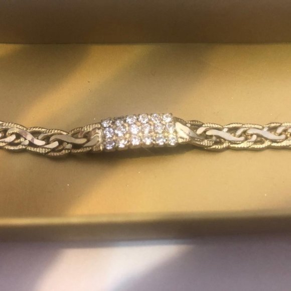Jewelry - Cubic Zirconia Link Bracelet & Gift